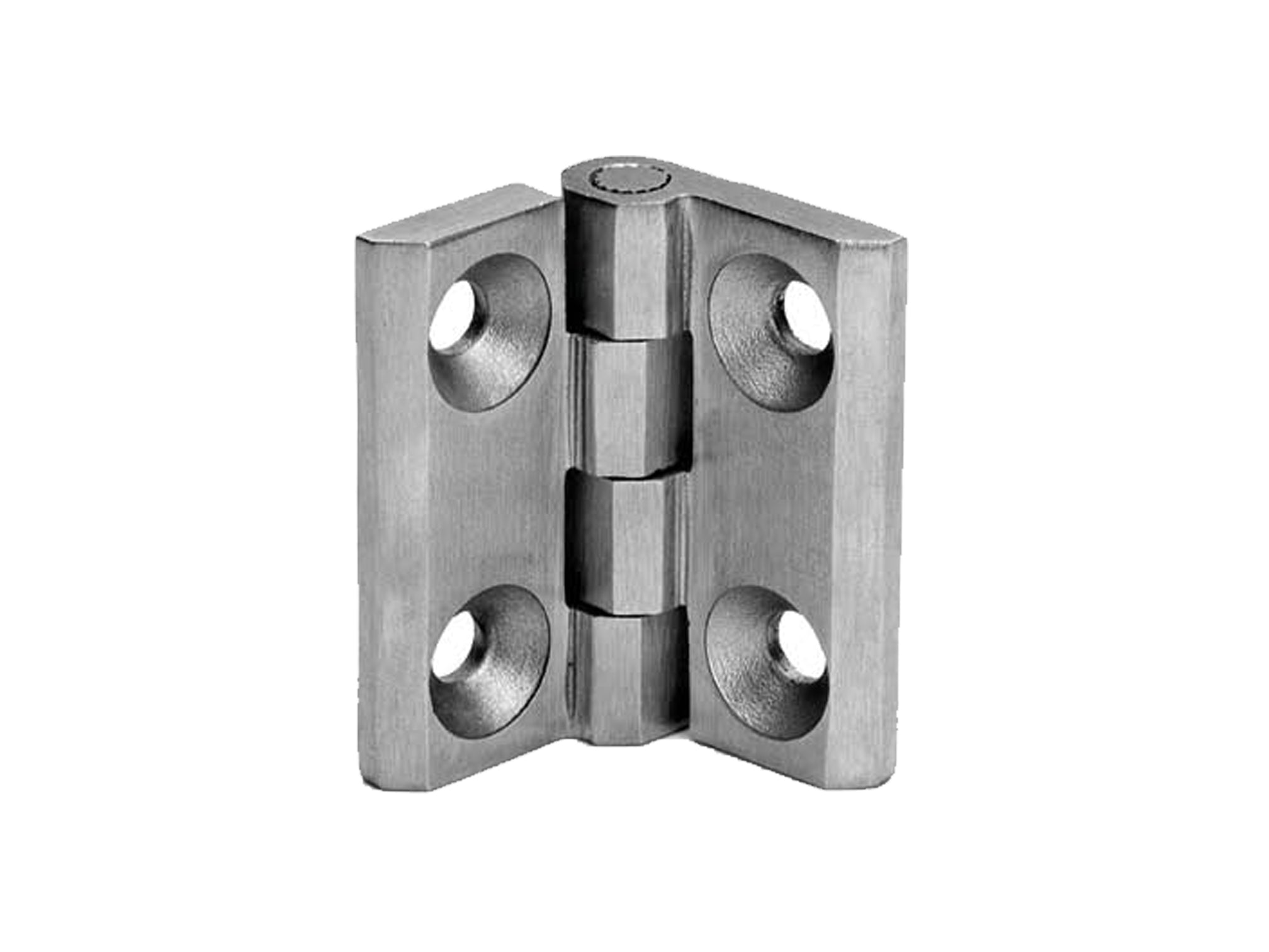 Stainless steel flat hinge with through hole - CX/A - Range  Stainless steel flat hinge with through hole - CX/A - Range